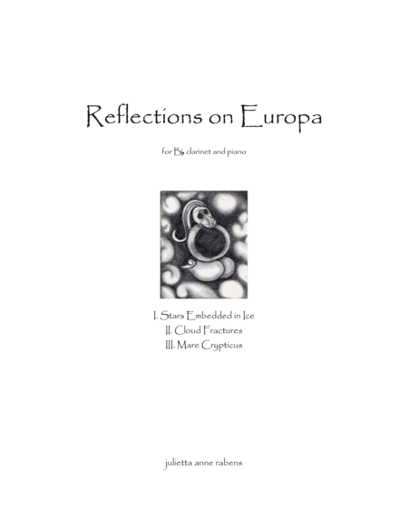 Reflections on Europa for clarinet and piano