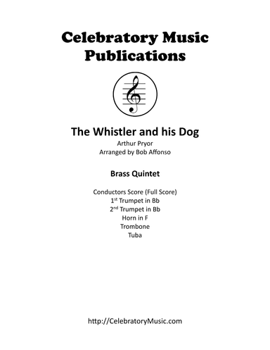 The Whistler and his Dog (arr. Bob Affonso)