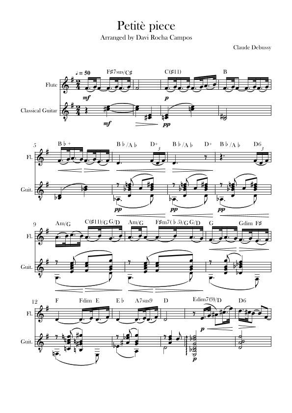Petitè piece (arr. Davi Rocha Campos)