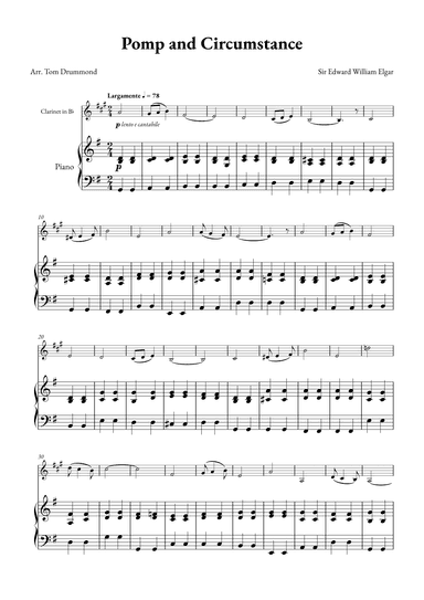 Pomp and Circumstance (arr. Tom Drummond)