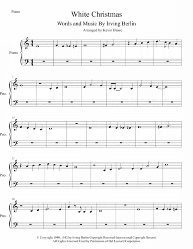 White Christmas (arr. Kevin Busse)