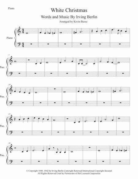 White Christmas (arr. Kevin Busse)