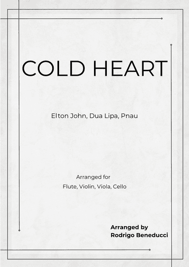 Cold Heart (pnau Remix) (arr. RODRIGO BENEDUCCI)
