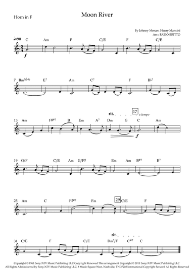 Moon River (arr. Fabio Britto)