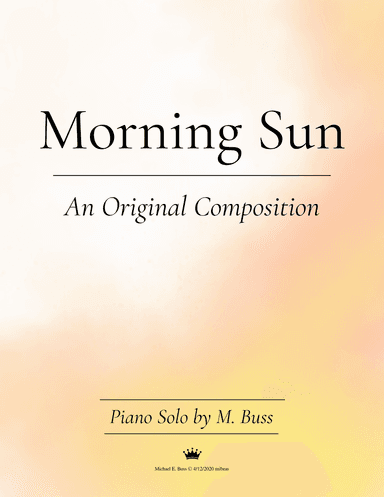 Morning Sun - piano solo