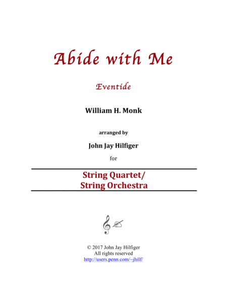 Abide with Me (Strings) (arr. John Jay Hilfiger)