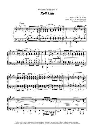 Prelúdio à Brasileira 4 - Roll Call (arr. Gustavo Ballesteros)