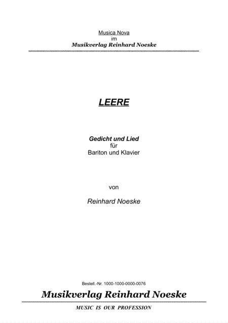 Leere