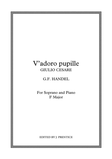 V'adoro pupile - Giulio Cesare (F Major) (arr. Jonathan Prentice)