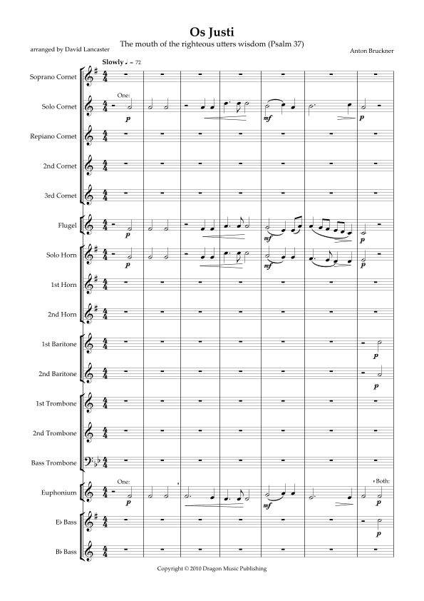 Os Justi (arr. David Lancaster)