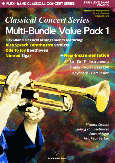 Classical Concert Series Multi-Bundle Value Pack 1 (Flexible Instrumentation) (arr. Paul Barker)