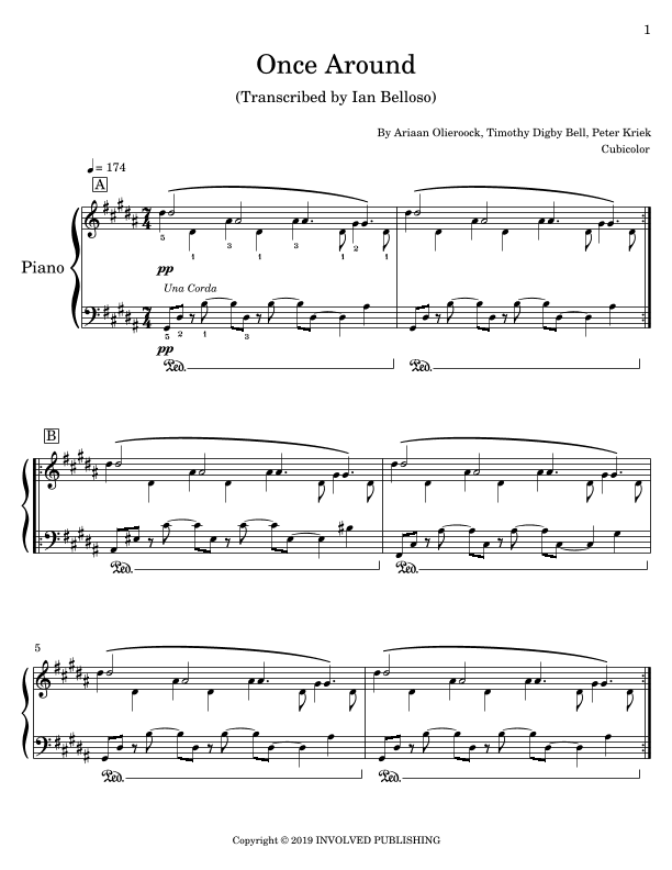 Once Around (arr. Ian Belloso)