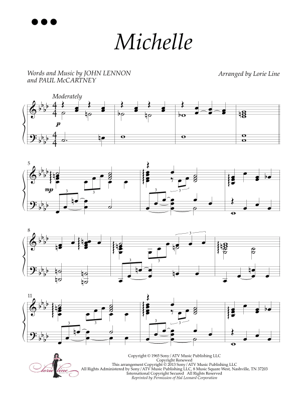 Michelle (arr. Lorie Line)