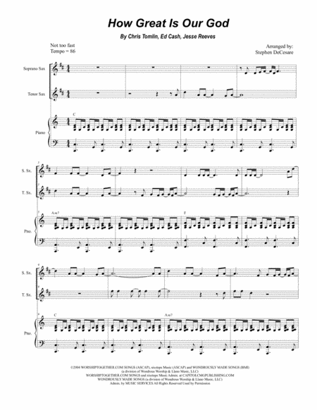 How Great Is Our God (arr. Stephen DeCesare)
