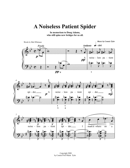 A Noiseless Patient Spider