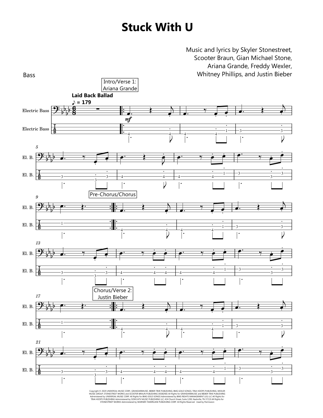Stuck With U (arr. David Lartey)