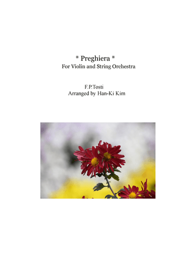 Preghiera (For Solo Violin and Strings) (arr. Han-Ki Kim)