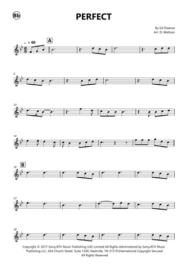 Perfect (arr. D. Wattson)