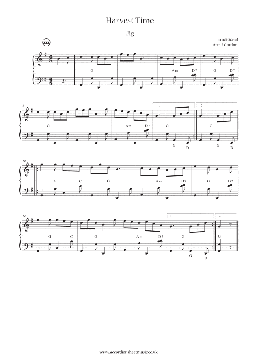 Harvest Time (arr. Julia Gordon)