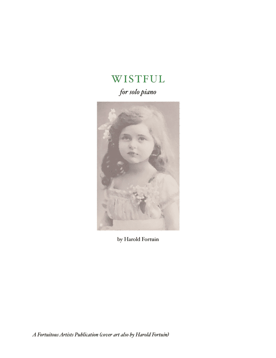 Wistful for solo piano