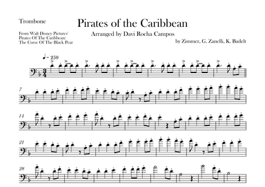 Pirates Of The Caribbean (arr. Davi Rocha Campos)