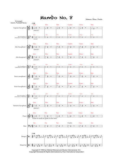 Mambo #8 (arr. Claire Tomsett-Rowe)