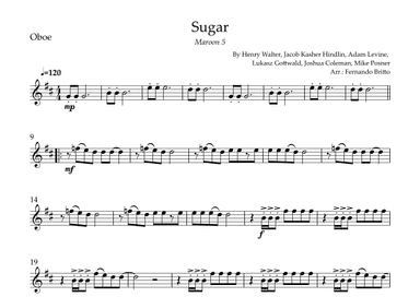 Sugar (arr. Fernando Britto)