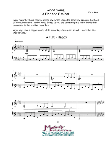 Mood Swing in A Flat and F Minor