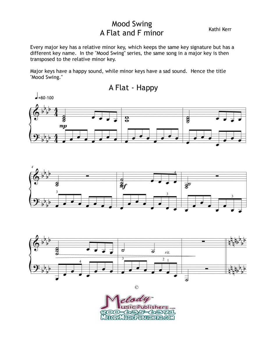 Mood Swing in A Flat and F Minor