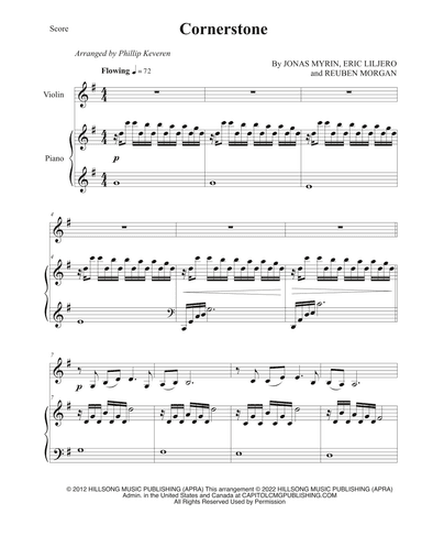 Cornerstone (arr. Phillip Keveren)