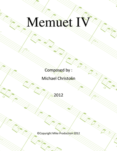 Menuet 4 in D