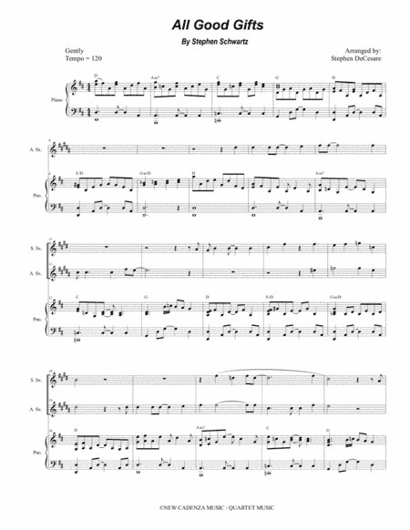 All Good Gifts (arr. Stephen DeCesare)