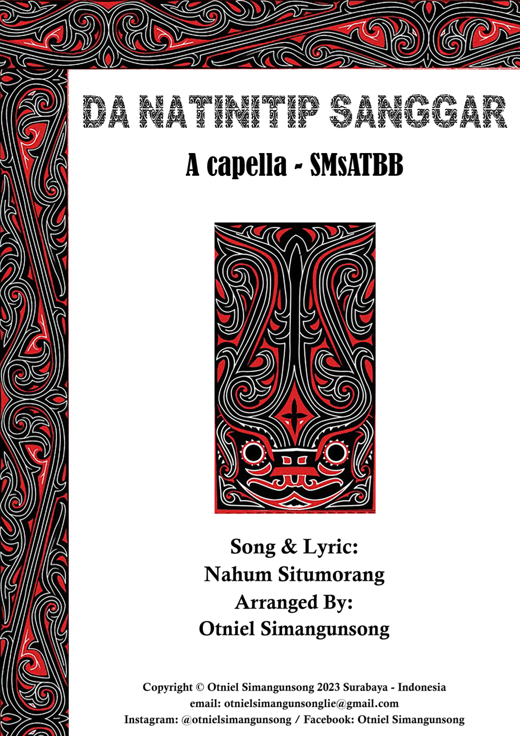 Da Natinitip Sanggar (arr. Otniel Simangunsong)