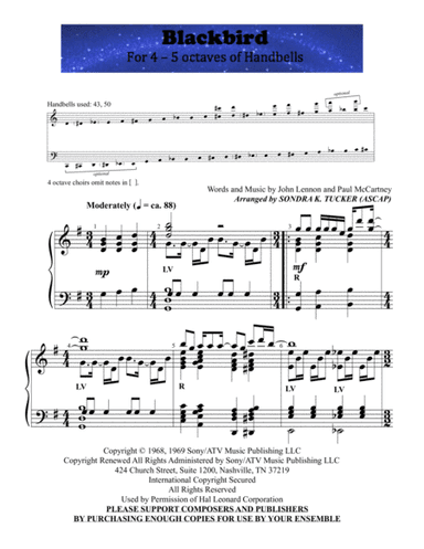 Blackbird (arr. Sondra K. Tucker)