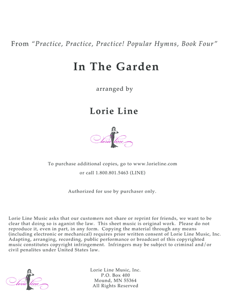 In The Garden - EASY! (arr. Lorie Line)