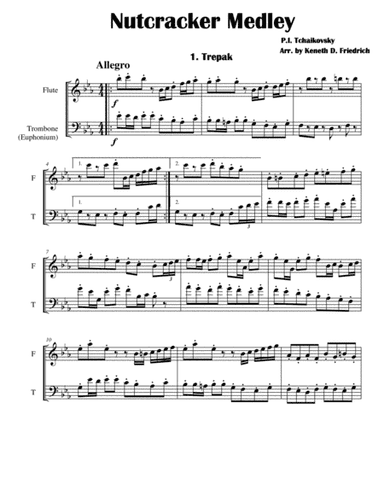 Nutcracker Medley (arr. Kenneth D. Friedrich)