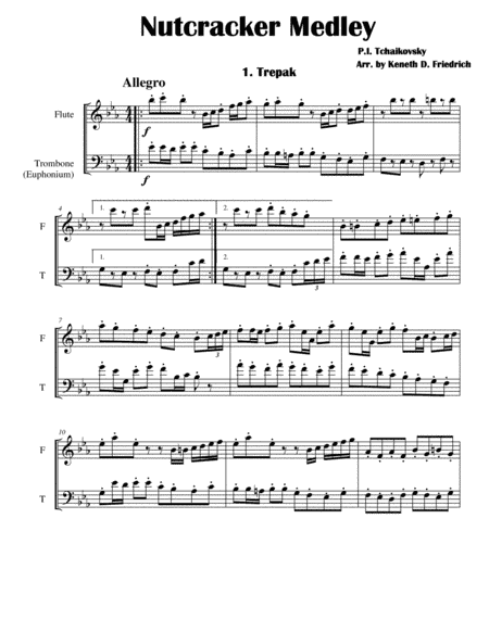 Nutcracker Medley (arr. Kenneth D. Friedrich)
