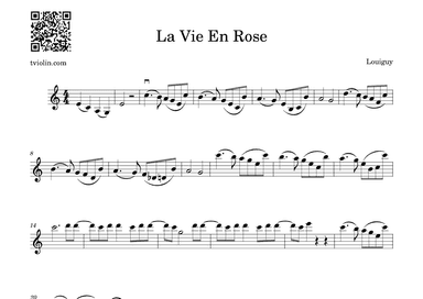 La Vie En Rose (arr. Tanya Sonkina)