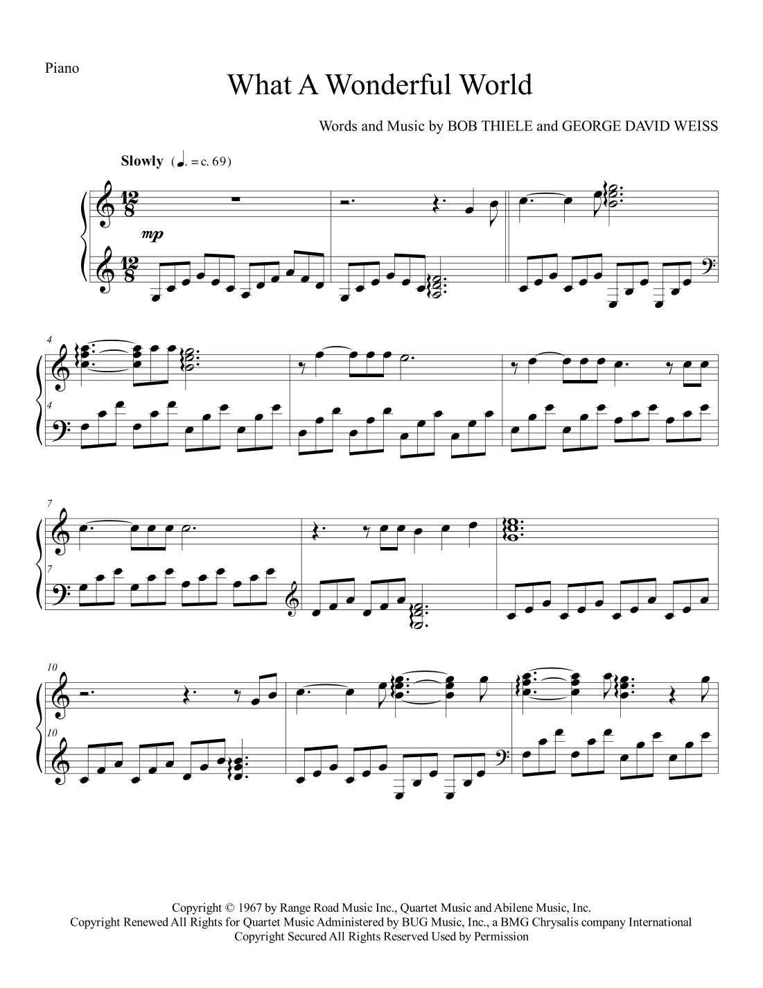 What A Wonderful World (arr. Kim Kirkman)