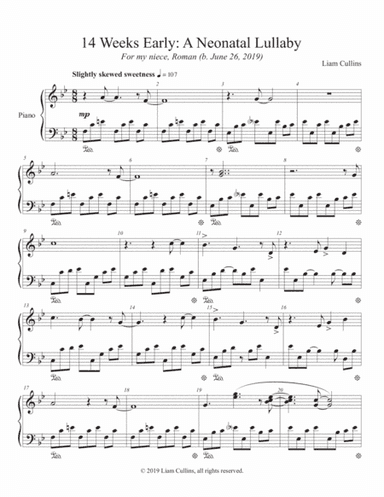 14 Weeks Early: A Neonatal Lullaby