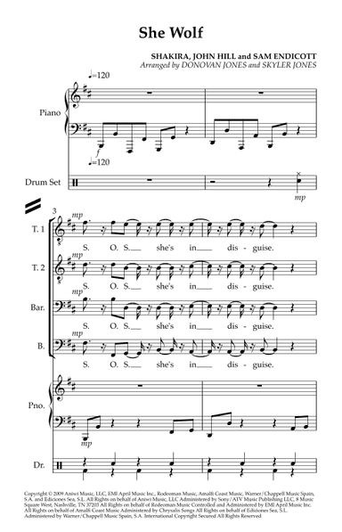 She Wolf (arr. Donovan Jones and Skyler Jones)