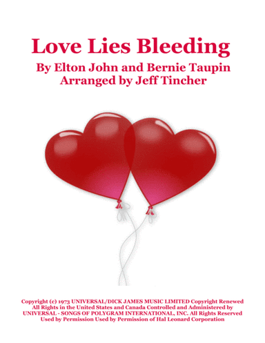 Love Lies Bleeding (arr. Jeff Tincher)