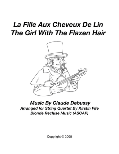 The Girl With the Flaxen Hair (La Fille Aux Cheveux De Lin) (arr. Kirstin Fife)