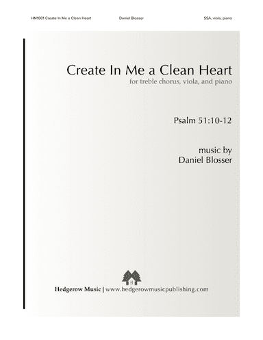 Create In Me a Clean Heart