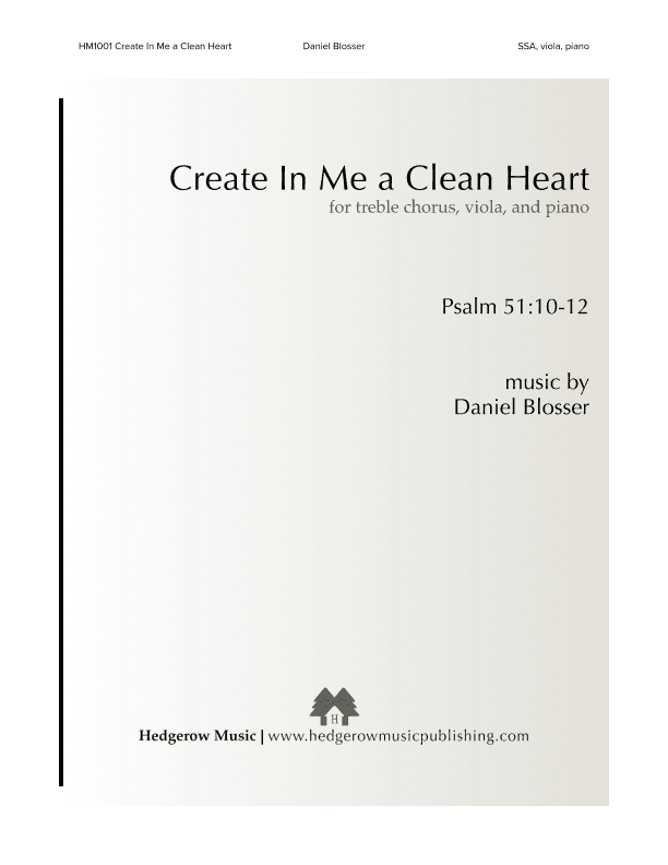 Create In Me a Clean Heart