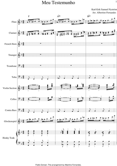 Meu Testemunho (arr. Albertino Fernandes)