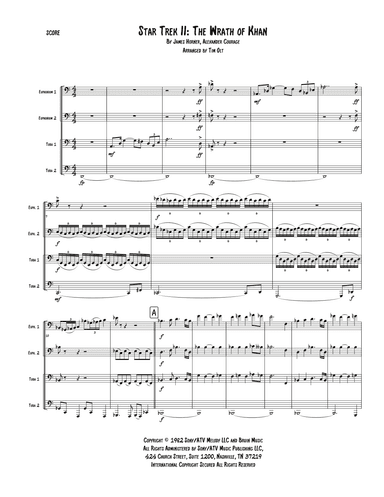 Star Trek(r) Ii - The Wrath Of Khan (arr. Tim Olt)