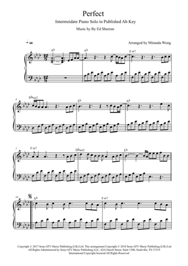 Perfect (arr. Miranda Wong)