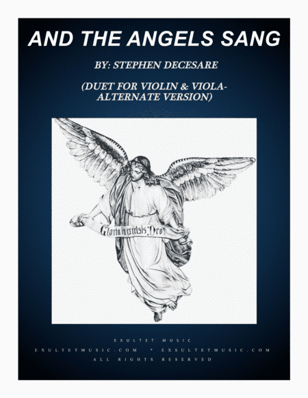 And The Angels Sang (Duet for Violin and Viola - Alternate Version) (arr. Stephen DeCesare)