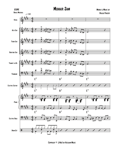 Mohair Sam (arr. Bruce Muckala)